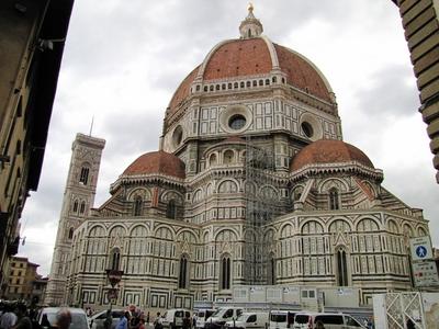 Florence Cathedral and Giotto Tower-stock-foto