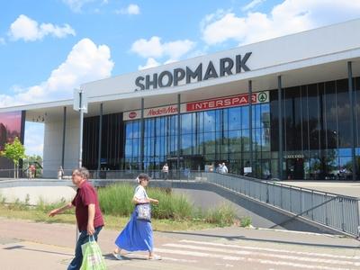 Budapest - Shopmark shopping center-stock-photo