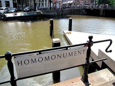 Homomonument - Amsterdam-stock-foto