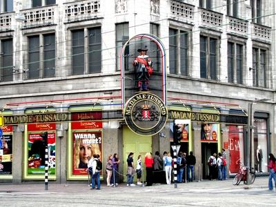 Madame Tussaud's Wax Museum - Amsterdam-stock-foto