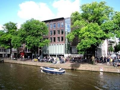 Anna Frank House - Amsterdam-stock-foto