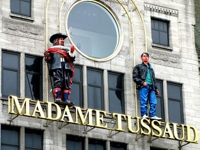 Madame Tussaud's Wax Museum - Amsterdam-stock-foto
