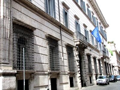 Rome - Hungarian Academy in Rome - Culture-stock-foto