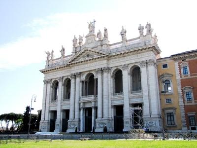 Rome - Basilica od San Giovanni in Laterano-stock-foto