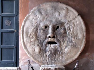 Mouth of Truth - Bocca della Verit? - Rome-stock-foto