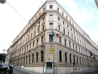 Rome - State Police Headquarter-stock-foto