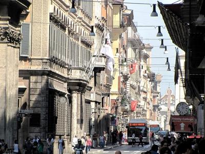 Rome - Via del Corso-stock-foto