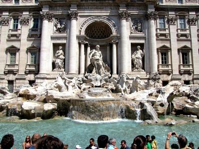 Trevi Fountain - Rome-stock-foto
