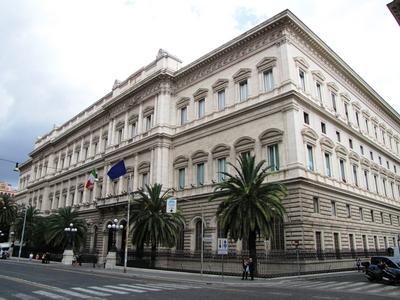 Rome - Central Bank - National Bank-stock-foto