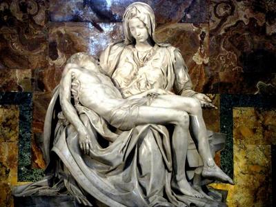 Rome - Pie - Michelangelo - Piet?-stock-foto