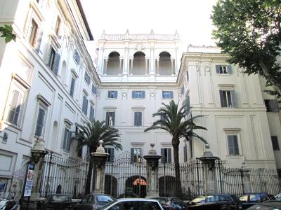 Rome - Falconieri Palace - Hungarian Academy of Culture-stock-foto