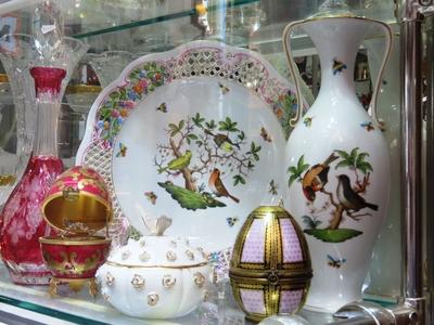 Herend porcelain - Budapest - Traditional art-stock-foto