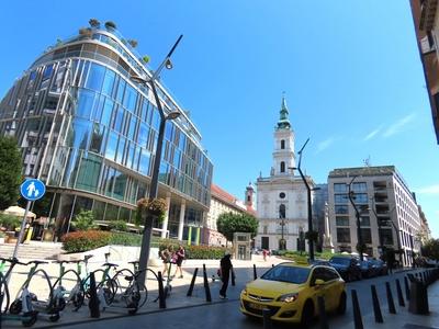 Szervita Square in downtown Budapest-stock-foto