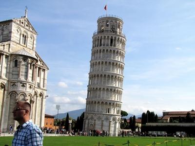 Pisa - Leaning Tower - Italy-stock-foto