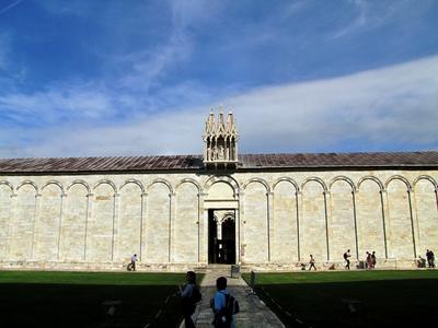 The Pisa Camposanto (cemetery) in the Square of Miracles - Italy-stock-foto
