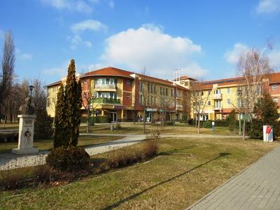 Dunaharaszti, 5 February 2018The Baktay Ervin square.A Baktay Ervin t?r.-stock-foto