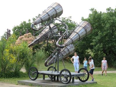 Listening device - Military - WWI - Pákozd - Hungary-stock-foto