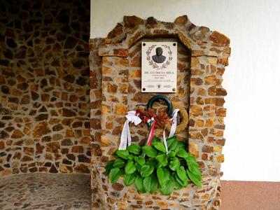 Gyuricza Béla Military Memorial - Pákozd-stock-foto