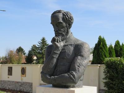Bust of Széchenyi István - Polyhistor - Hungary-stock-foto
