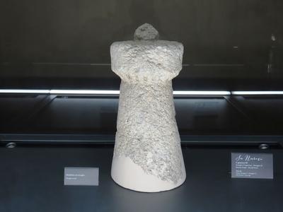 A stone-carved model from 1500 BC - Nuragh culture - Barumini - Satdinia - Italy-stock-foto