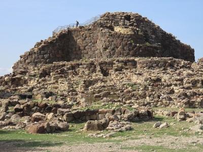 The Nuraghi fortress in Barumini - Sardinia - Italy-stock-foto