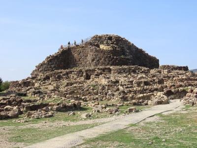 The Nuraghi fortress in Barumini - Sardinia - Italy-stock-foto