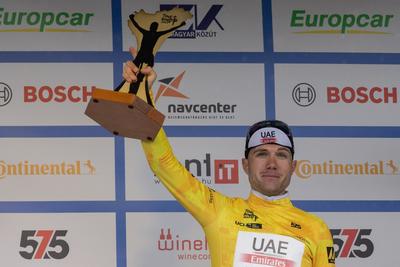 Tour de Hongrie bicycle race-stock-foto