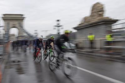 Tour de Hongrie bicycle race-stock-foto