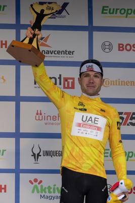 Tour de Hongrie bicycle race-stock-foto