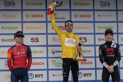 Marc Hirschi (SUI), Ben Tulett (GBR), Yannis Voisard (SUI)-stock-photo