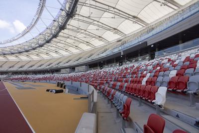 National Athletics Centre in Budapest-stock-foto