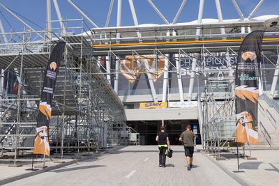 National Athletics Centre in Budapest-stock-foto
