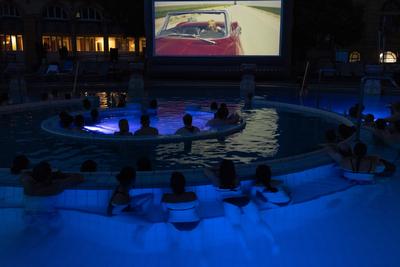 CineSpa in Szechenyi Bath in Budapest-stock-photo