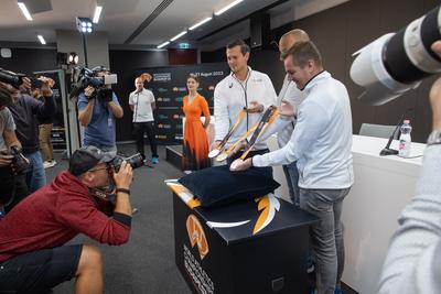 Balazs Nemeth, Adam Schmidt and Balazs Baji (HUN)-stock-foto