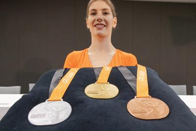 National Athletics Centre in Budapest-stock-foto