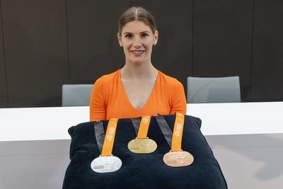 National Athletics Centre in Budapest-stock-foto