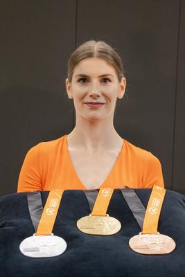 National Athletics Centre in Budapest-stock-foto