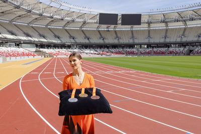 National Athletics Centre in Budapest-stock-foto
