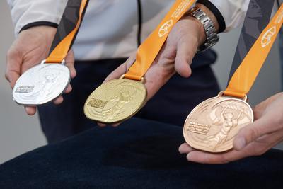 Balazs Nemeth, Adam Schmidt and Balazs Baji (HUN)-stock-foto