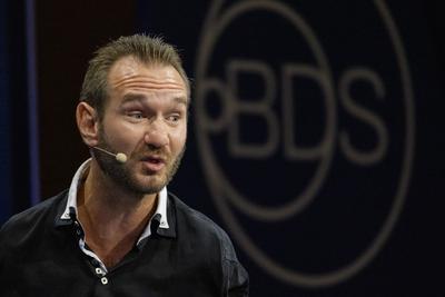 Nick Vujicic (AUS)-stock-foto
