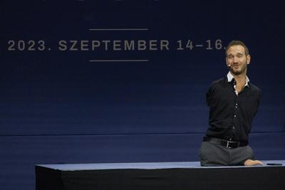 Nick Vujicic (AUS)-stock-foto