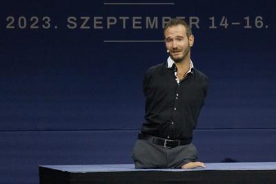 Nick Vujicic (AUS)-stock-foto