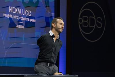 Nick Vujicic (AUS)-stock-foto