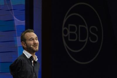 Nick Vujicic (AUS)-stock-foto