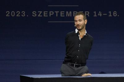 Nick Vujicic (AUS)-stock-foto