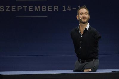 Nick Vujicic (AUS)-stock-foto