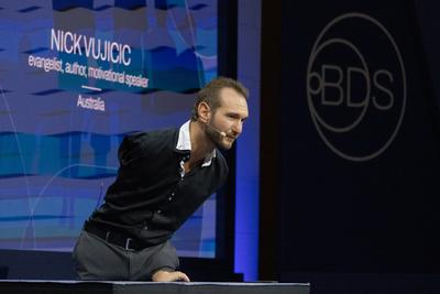 Nick Vujicic (AUS)-stock-foto