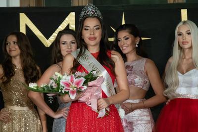 Miss Universe Hungary in Budapest-stock-photo