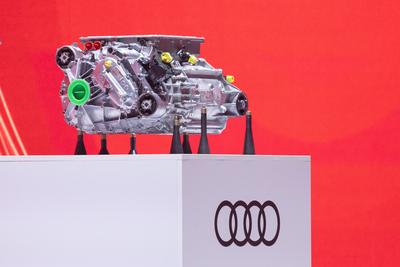 PPE engine production starts in Gyor Audi factory-stock-photo