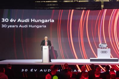 PPE engine production starts in Gyor Audi factory-stock-photo